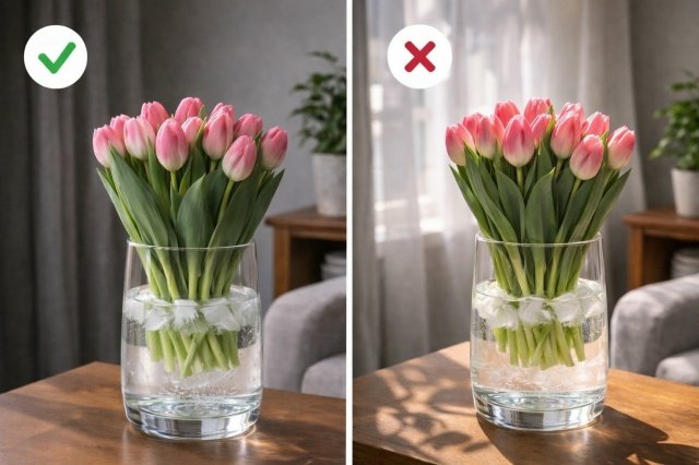 Как ухаживать за тюльпанами, чтобы они простояли дольше 🌷 — фото 5 из 6